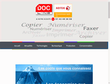 Tablet Screenshot of docline.fr